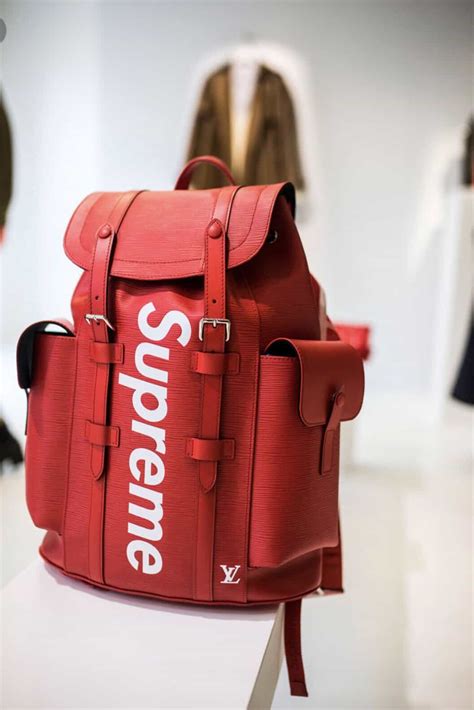 supreme bag lv fake|real vs false supreme shoes.